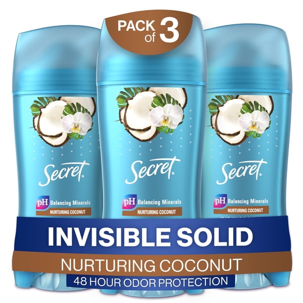 Desodorante antitranspirante Secret Invisible Solid Coconut 78 ml
