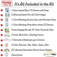 thumbnail image 2 of Fujifilm Instax Mini 12 Instant Camera with Case, 40 Fuji Films, Decoration Stickers, Frames, Photo Album and More Accessory kit (Pastel Blue), 2 of 7