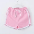 thumbnail image 4 of XBASW 1-6T Boys Girls Beach Shorts Summer Five Pants Cotton Soft Shorts for Baby Toddler Kids, 4 of 9