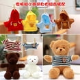 thumbnail image 5 of Replacement Teddy Bear Plush Toy Sweater, Sweatshirt, Clothing Accessories, Doll Dress, 50cm, Red (with Scarf), 5 of 5