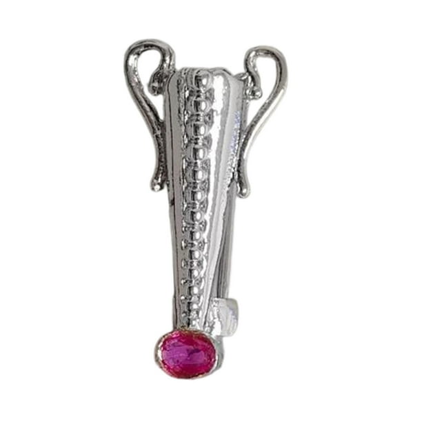Broche con inserto de flor, regalo, accesorios elegantes, broches de metal, ropa de moda Estilo B