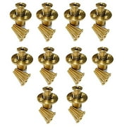 Wood Deck Brass Anchor for Pool Safety Cover (10 Pack)