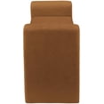 thumbnail image 4 of Meridian Furniture Stylus Saddle Velvet Bench, 4 of 7