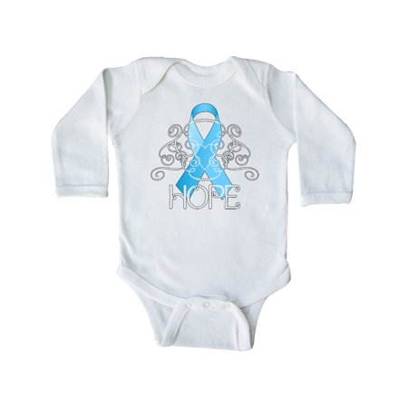 

Inktastic Hope-Prostate Cancer Awareness Gift Baby Boy or Baby Girl Long Sleeve Bodysuit