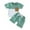 Blue, variant on dmqupv Boy Outfits Baby Toddler Boys Girls Short Sleeve Clothing Children Patchwork Color Pocket Tops Shorts Outfits Green,Size for 6-12 Months