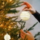 thumbnail image 4 of Adornos navideños, adornos navideños, regalos navideños, bola navideña flocada, colgante de decoración navideña de franela roja vino, bola colgante de árbol de Navidad pintada, bola colgante decorativ, 4 of 6