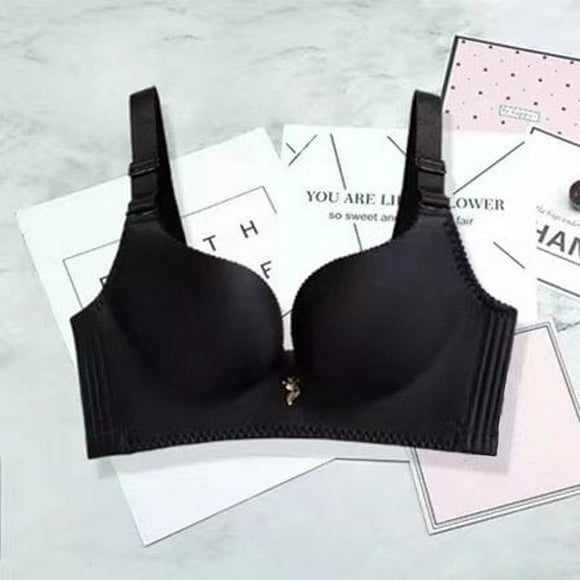 Womens Push Up Padded Wire Free Bra Size 34 36 38 A B C Cup Bralette