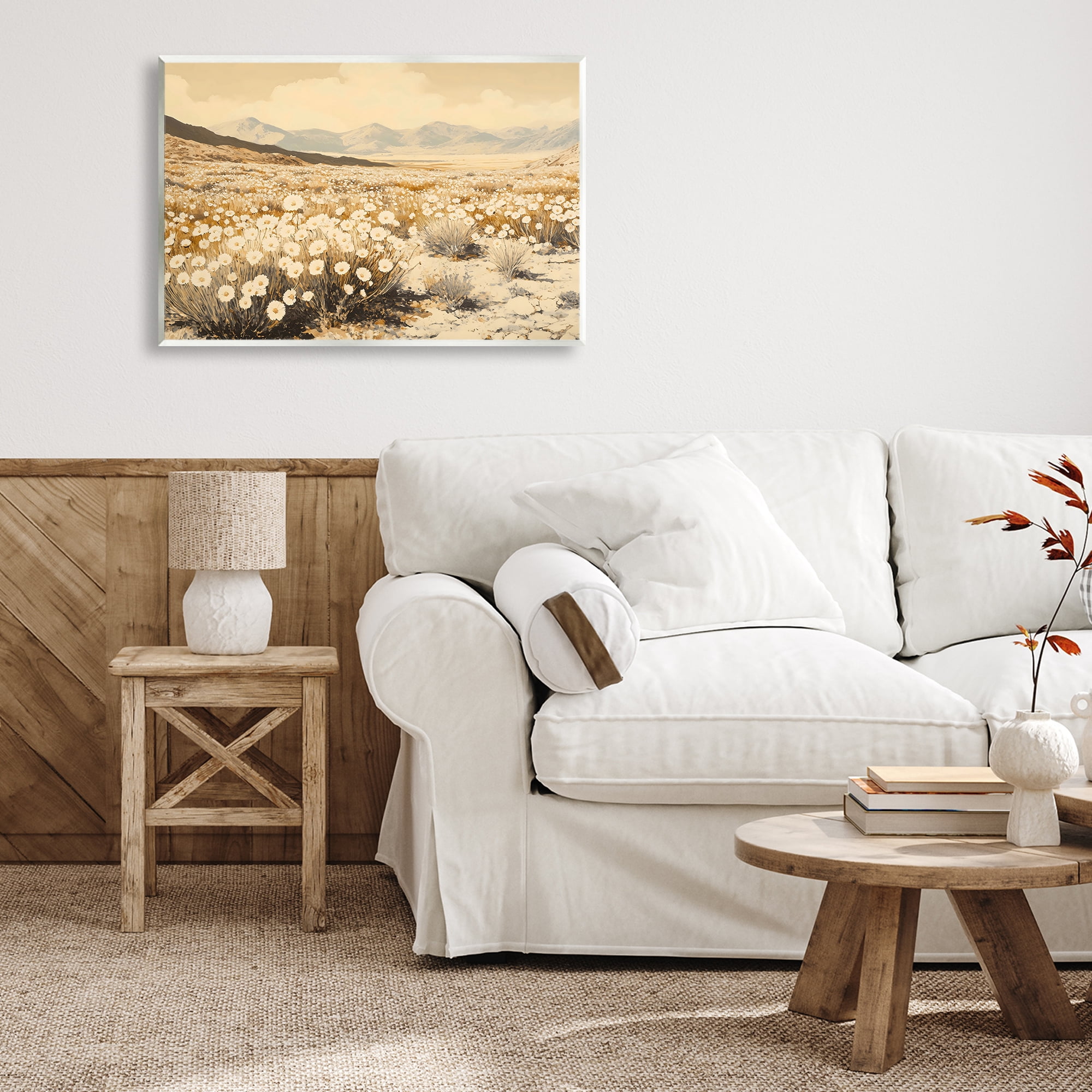 Stupell Industries Desert Wildflowers in Golden Valley Wall Plaque Art, design by Franklyn Gregory