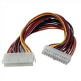 thumbnail image 3 of 5piezas 29.5cm Ordenador PSU ATX 24 Pin Macho A Hembra Cable de Extension de Energia, 3 of 5