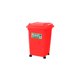 thumbnail image 1 of Bote Para Basura 60l Con Ruedas Y Tapa Rojo Peldaños 703385, 1 of 1