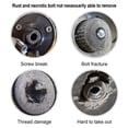 thumbnail image 3 of 22 pcs Damaged Screw Extractors, Separate Polishing and Extraction, 3 of 5