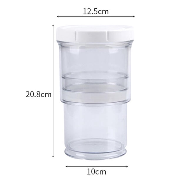Contenedor De Almacenamiento De Alimentos Ajustable, Tarro Sellado, Contenedor De Sellado Plegable, Garget De Cocina, Caja De Refrigerador, Transparente Eigraketly HA022544-00