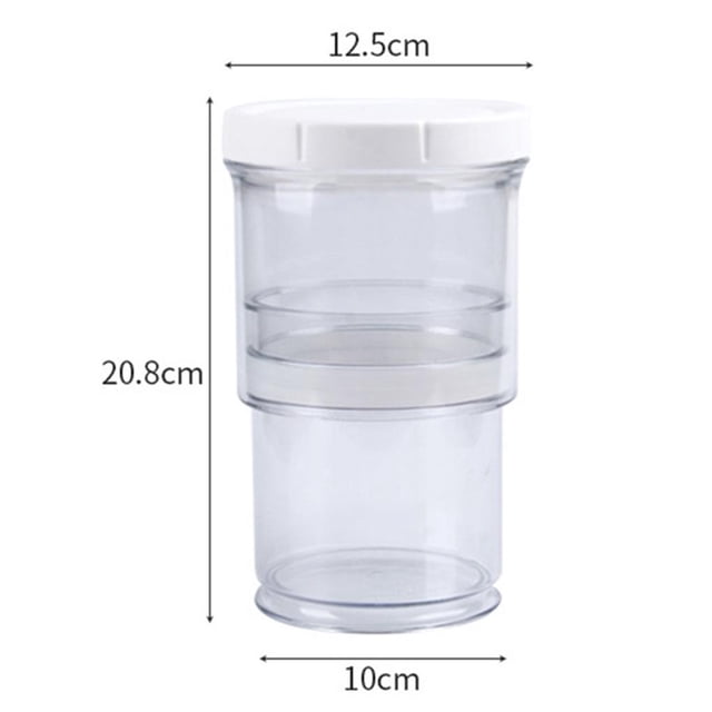 Billuyoard Contenedor de almacenamiento de alimentos ajustable, tarro sellado, contenedor de sellado plegable, Garget de cocina, caja de refrigerador, Almacenamiento y organización del hogar Billuyoard HA022544-00