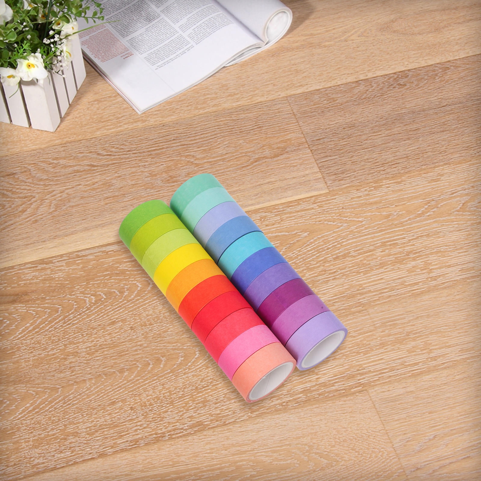 WEUVEB Assorted Tape Rolls for Crafting, Decorating, Projects and Art Supplies