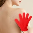 thumbnail image 4 of Exfoliating Bath Gloves Deep Cleansing Dual Texture Body Scrub Mitts for Dead Skin Removal Machine Washable with Hanging Loop for Shower Spa Massage and Dry Brushing for Women and Men, 4 of 4