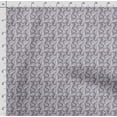 thumbnail image 4 of Soimoi Leaves Printed,Cuddle Minky Fabric, Sewing Fabric by The Yard 56 Inch Wide,Decorative Plush Soft Fabric, Baby Garments, Toys and Blankets, Purple, 4 of 5