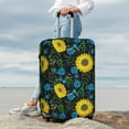 thumbnail image 6 of Picia Sunflowers And Blue Flower Luggage Protector Cover Thicken Suitcase Protector Cover Fit 18-32 Inch Luggage-X-Large, 6 of 9