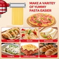 thumbnail image 4 of Pasta Maker Attachment for KitchenAid Stand Mixer, Wide Noodle Press & Pasta Extruder Set with Spaghetti Cutter, Non-Roller Design Compatible with All KitchenAid Stand Mixers, 4 of 5