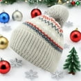 thumbnail image 2 of Mens Cozy Knit Beanie with Thermal Lining Stylish Outdoor Warmth Hat Comfortable Ear Protection Knit Cap for Winter Fashion, 2 of 3
