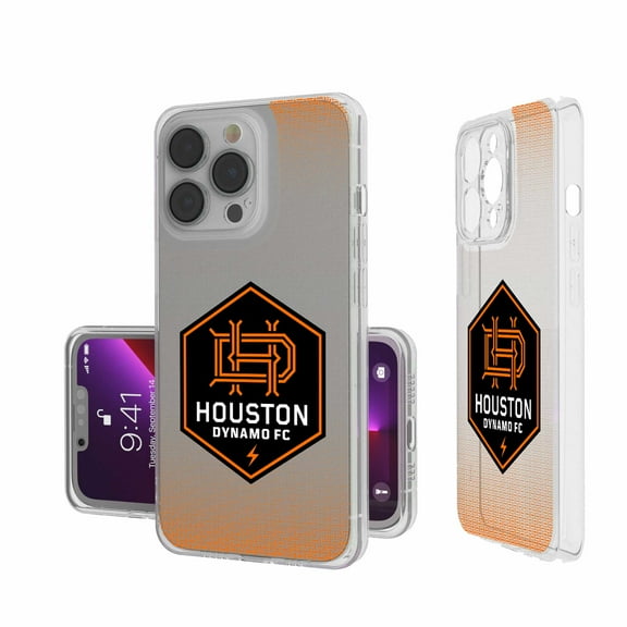 Keyscaper Houston Dynamo FC Linen Logo iPhone Clear Case
