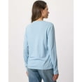 thumbnail image 3 of Real Essentials 4 Pack: Women's V-Neck Cotton Long-Sleeve T-Shirt (Available in Plus Size), 3 of 6