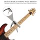 thumbnail image 3 of EXHUMKY Capo Clip Negro Para Guitarra Con Resorte Ajustable Y Presión Equilibrada Para Todos, 3 of 7