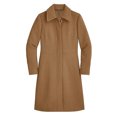 thumbnail image 5 of Stylish Women's Elegant Single Breasted Long Sleeve Lapel Winter Coat for Formal Events, Winter Occasions, and Christmas Celebrations,Brown,S, 5 of 7