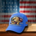 thumbnail image 6 of Commemorative US 250th Anniversary Patriotic Baseball Cap Adjustable Bald Eagle Print Stylish National Pride Hat for Men Women Red White Blue Gift Birthday Gift, 6 of 7