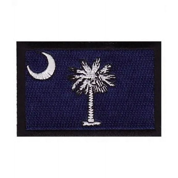 South Carolina Flag Patch, 50 State Flag Patches, Tor Adult, Teen and Unisex, Manufactured by PatchStop