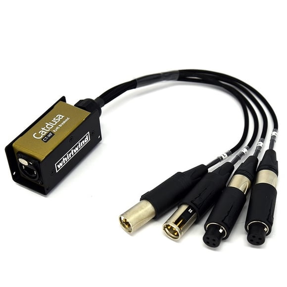 Convierte Con Snake Whirlwind CT-MF Cat5e Ethercon a 4 XLRF/XLRM