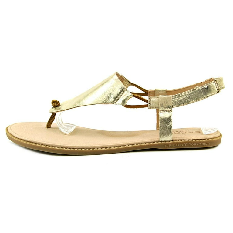 Sperry STS95209 Top Sider Women s Calla Jade Flat Sandal Platinum Walmart
