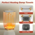 thumbnail image 4 of Nepsam Large Towel Warmer Bucket with Flip Lid, One-Touch LED Display, and Child Safety Lock, Fast Heating Towel Heater for Bathroom, Spa, and Home Use, 4 of 9