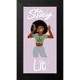thumbnail image 2 of Prime, Marcus 9x14 Black Modern Framed Museum Art Print Titled - Stay Lit Girl, 2 of 5