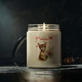 thumbnail image 5 of Happy Valentine's Day Abyssinian holding flowers Soy Wax Candle Cat Lover Kitten Owner Gifts 16oz White Vanilla Candle - 03005, 5 of 5