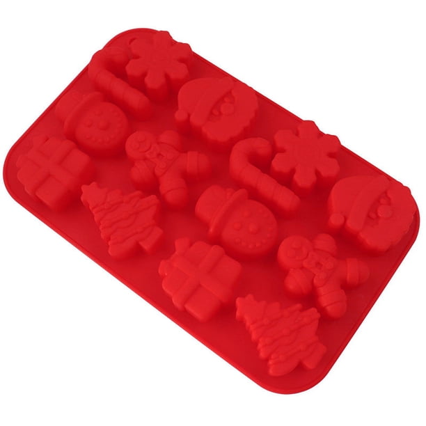 2 Piezas Molde De Jabón De Navidad, Moldes Silicona Navidad Adecuado