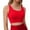 Red, variant on Sports Bra for Women Straps, Bralette, Gym Fitness, Push Up, Breathable, Suitable for Multiple Sports