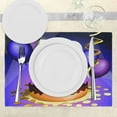 thumbnail image 3 of Ambesonne 50th Birthday Place Mats Set of 4, Cake with Candles, Standard Size, Multicolor, 3 of 6