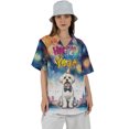 thumbnail image 4 of Happy New Year with Maltese Fireworks Holiday Xmas Winter 2025 Hawaiian Shirt Breathable Summer Unisex Merch Maltese Dog Lover Gifts Idea - 00025, 4 of 6