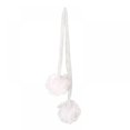 thumbnail image 1 of Decoración de cama con pompones, mosquitera para cuna de bebé, adornos colgantes de flores para cama de niña, tienda de juegos con castillo, decoración de habitación, 1 of 8