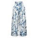 thumbnail image 4 of ICHUANYI Clearance Women Casual Printing Pockets Elastic Waist Comfortable Straight Loose Pants(Light Blue, M) ICHUANYI WER2023080703296, 4 of 4