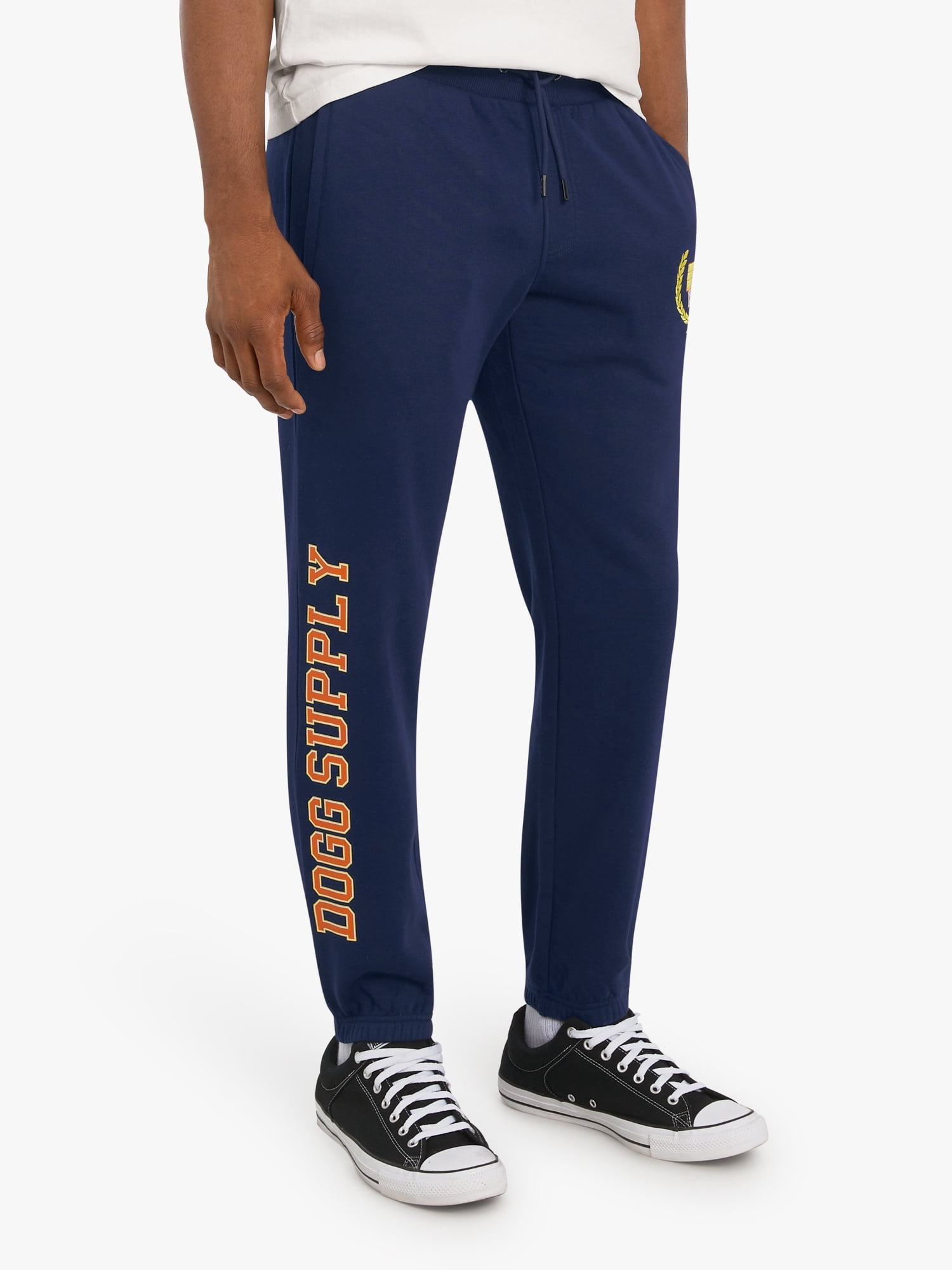 Dogg Supply by Snoop Dogg All-Gender Young Men's and Women's Collegiate Sweatpants, Sizes XS - 5XL