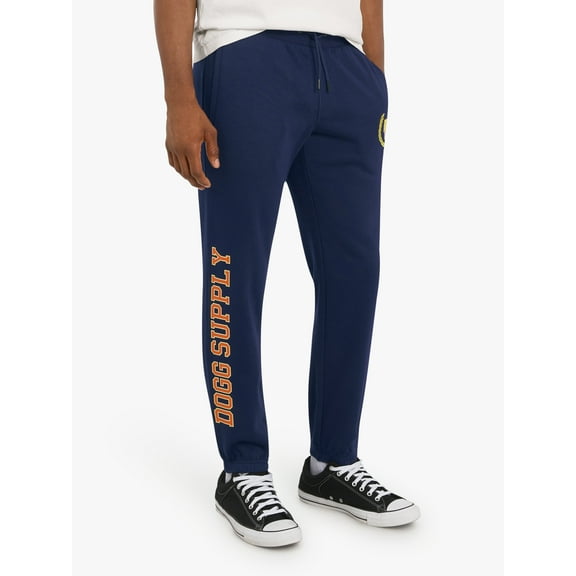 Dogg Supply by Snoop Dogg All-Gender Young Men's and Women's Collegiate Sweatpants, Sizes XS - 5XL