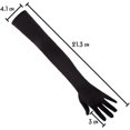 thumbnail image 2 of Long Elbow Satin Gloves, 21" Stretchy 1920s Opera Gloves Evening Party Dance Gloves,easily Use, 2 of 5