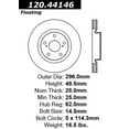 thumbnail image 2 of Centric 120.44146 Premium Brake Rotor, Medium Fits select: 2006-2018 TOYOTA RAV4, 2007-2017 TOYOTA CAMRY, 2 of 2