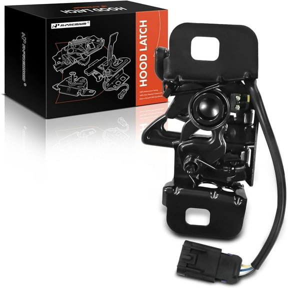 A-Premium Front Hood Latch Assembly Compatible with Chevrolet Vehicles - Camaro 2010-2011, Front Hood Lock - Replace# 20936213