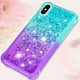 thumbnail image 5 of Funda para iPhone X/iPhone XS Transparente con Brillos Carcasa Protectora Antigolpes con Glitter Brillante, 5 of 5