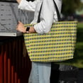 thumbnail image 7 of Sigee Mardi Gras Purple Yellow Plaid Print Extra Large Waterproof Beach Travel Bag with Zipper - Durable and Versatile for Vacation, Gym, and Daily Use, 7 of 7