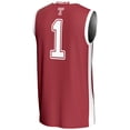 thumbnail image 3 of Male GameDay Greats #1  Red Temple Owls  Lightweight Basketball Jersey, 3 of 4