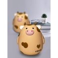 thumbnail image 5 of Alcancía de vaca, caja irrompible para monedas, para niños, adorable alcancía con forma de animal, ideal para cumpleaños, niñas y adultos, cajas para ahorrar monedas, decoración del hogar, amarilla., 5 of 5