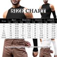 thumbnail image 3 of UoCefik Mens Cold Shoulder T-shirts Mock Neck Knit Tee Tops Sports Fitness Fashion Streetwear Slim Fit Tops Black 3XL, 3 of 6